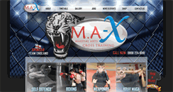 Desktop Screenshot of max-training.co.uk